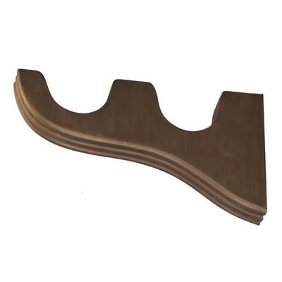 Menagerie Double Well Bracket  Faux Wood