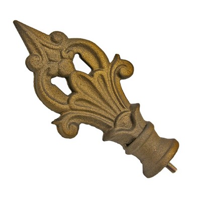 Menagerie Decorative Spear Finial Flaxen Gold