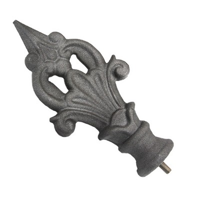 Menagerie Decorative Spear Finial Gun Metal