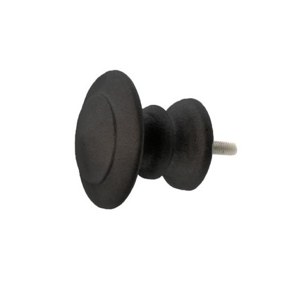 Menagerie Mushroom Finial Old World Black