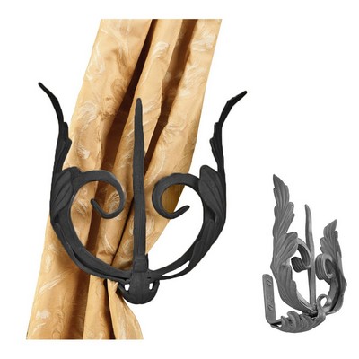 Menagerie Forked Leaf Holdback Old World Black