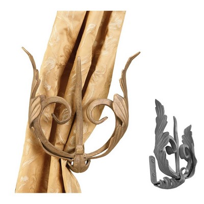 Menagerie Forked Leaf Holdback Flaxen Gold