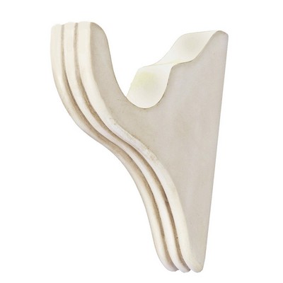Menagerie Ribbed Bracket  Aged White