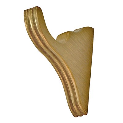 Menagerie Ribbed Bracket  Vintage Gold