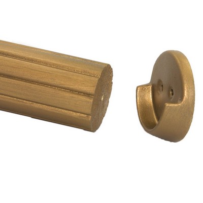 Menagerie Rod End Holder  Vintage Gold