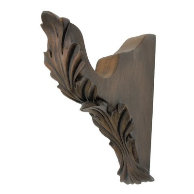 Menagerie Scroll Leaf Bracket  Faux Wood