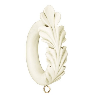 Menagerie Scroll Leaf  Aged White