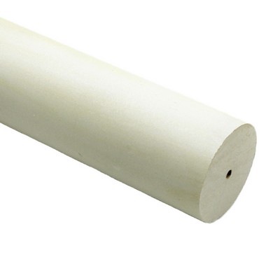 Menagerie Smooth Curtain Rod 6ft  Aged White