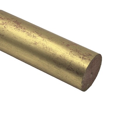 Menagerie Smooth Curtain Rod 6ft  Gilded Gold