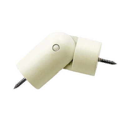 Menagerie Smooth Rod Elbow  Aged White