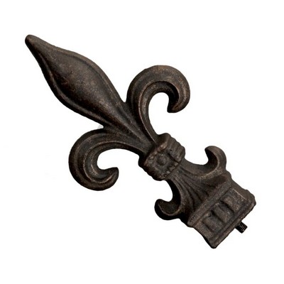 Menagerie Fleur Finial Old World Bronze