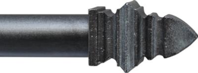 Ona Drapery Hardware Charo Shown in Pewter