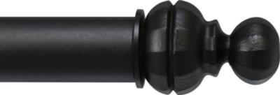 Ona Drapery Hardware Cleopatra Shown in Black