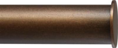 Ona Drapery Hardware End Cap Finial Shown in Sepia