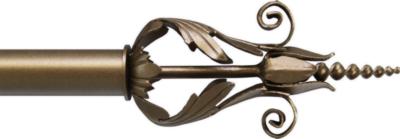 Ona Drapery Hardware Gala Shown in Antique Brass