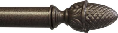 Ona Drapery Hardware Pineapple Finial Shown in Sable