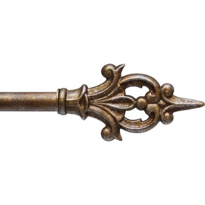 Ona Drapery Hardware Charlemagne Finial Shown in Versailles