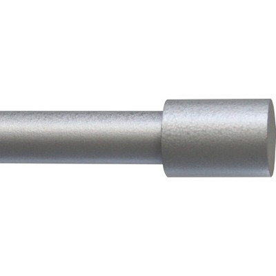 Ona Drapery Hardware Cylinder finial Shown in Hammered Silver