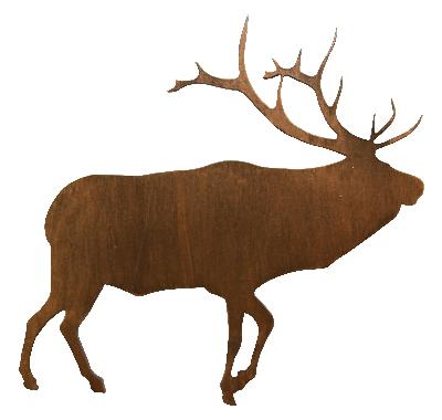 Ona Drapery Hardware Elk Rosette Shown in Nutmeg