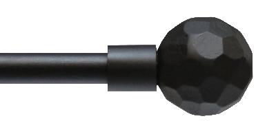 Ona Drapery Hardware Faceted Ball Shown in Black Search Results