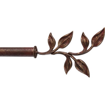 Ona Drapery Hardware Forged Leaves Finial Shown in Beijing