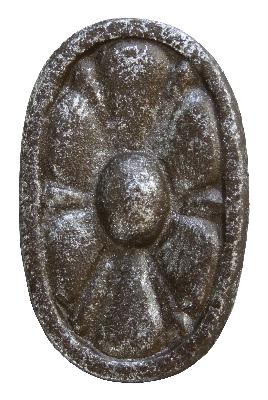 Ona Drapery Hardware Honcho Rosette Shown in Espresso