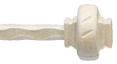 Ona Drapery Hardware Imperial Shown in Pearl