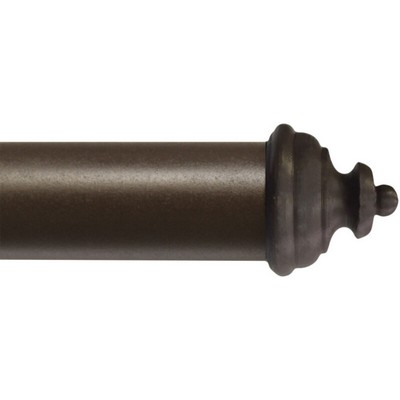 Ona Drapery Hardware Lorton Finial Shown in Burnished Bronze