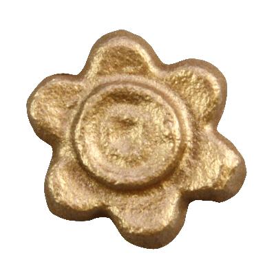 Ona Drapery Hardware Maiden Rosette Shown in Gilt