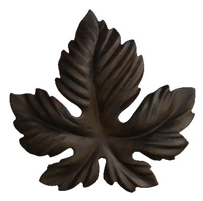 Ona Drapery Hardware Maple Large Rosette Shown in Antique