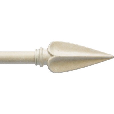 Ona Drapery Hardware Queen of Hearts Finial Shown in Pearl