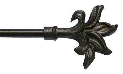 Ona Drapery Hardware Sero for Swing Arm Shown in Gold Dust