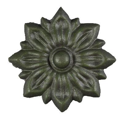Ona Drapery Hardware Verbena Rosette Moss