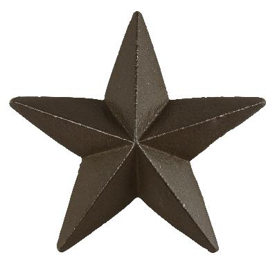Ona Drapery Hardware Western Star Rosette Shown in Burnished Bronze