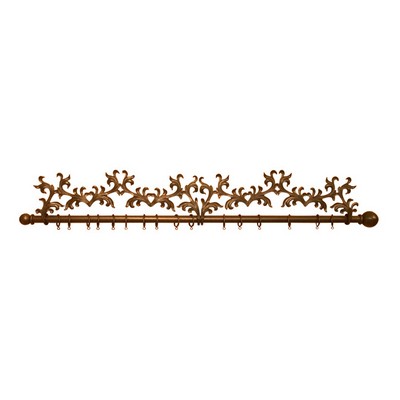 Orion Ornamental Iron  Inc Spanish Decorative Curtain Rod 