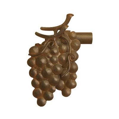 Orion Ornamental Iron  Inc 422 Iron Art Finial Shown in Naturelle Color