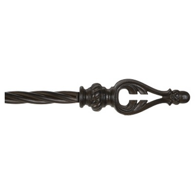 Orion Ornamental Iron  Inc 556 Iron Art Finial Shown in Naturelle Color