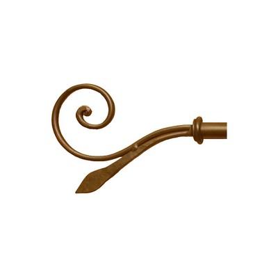 Orion Ornamental Iron  Inc 707 Iron Art Finial Shown in Naturelle Color