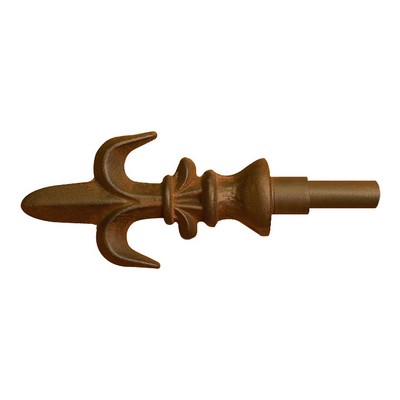 Orion Ornamental Iron  Inc 901 Iron Art Finial Shown in Naturelle Color