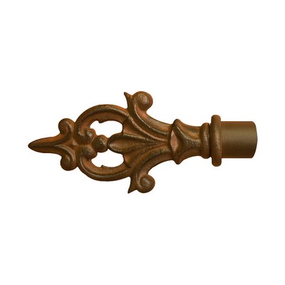 Orion Ornamental Iron  Inc 902 Iron Art Finial Shown in Naturelle Color