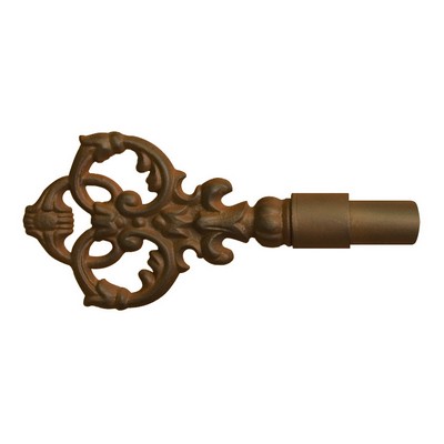 Orion Ornamental Iron  Inc 903 Iron Art Finial Shown in Naturelle Color