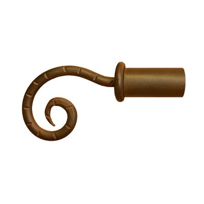 Orion Ornamental Iron  Inc 908 Iron Art Finial Shown in Naturelle Color