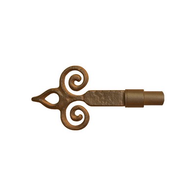 Orion Ornamental Iron  Inc 921 Iron Art Finial Shown in Naturelle Color