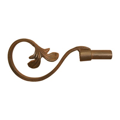 Orion Ornamental Iron  Inc 936 Iron Art Finial Shown in Naturelle Color