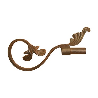 Orion Ornamental Iron  Inc 937 Iron Art Finial Shown in Naturelle Color