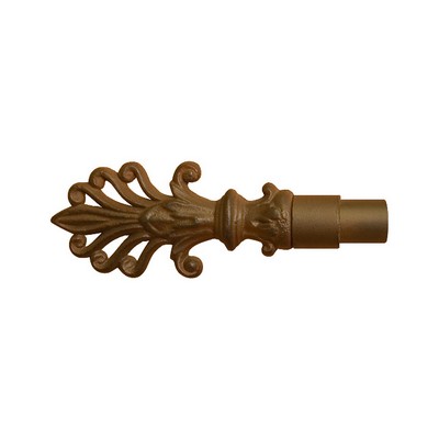 Orion Ornamental Iron  Inc 948 Iron Art Finial Shown in Naturelle Color