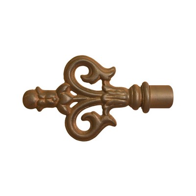 Orion Ornamental Iron  Inc 985 Iron Art Finial Shown in Naturelle Color
