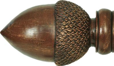 Finestra Acorn Finial Shown in Old World Gold