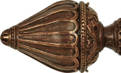 Finestra Chalet Finial Shown in Old World Gold