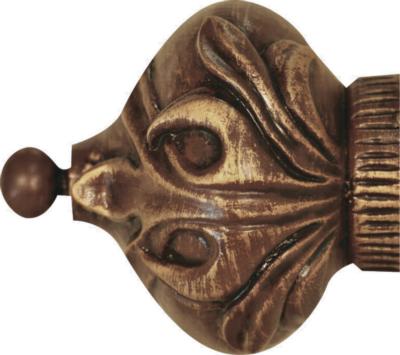 Finestra Prestige Finial Shown in Old World Gold